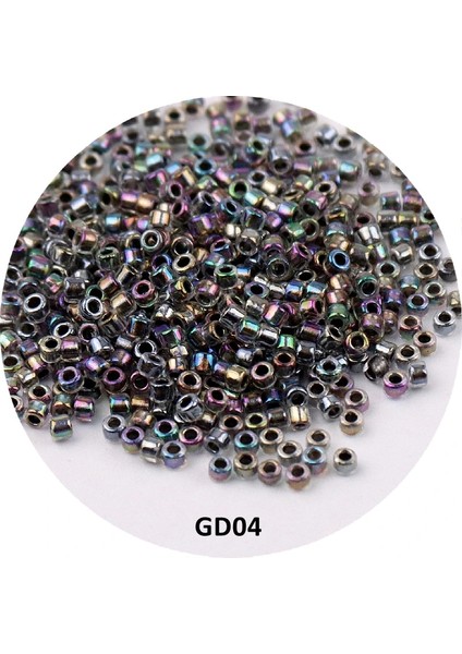 GD03 Gri Stil 1.6mm 1800 Adet Miyuki Delica Boncuk 1.3x Japonya Üniforma Ab Boyalı Renk Spacer Cam Tohum Boncuk Dıy Takı Yapımı Aksesuar Için (Yurt Dışından) modelleri