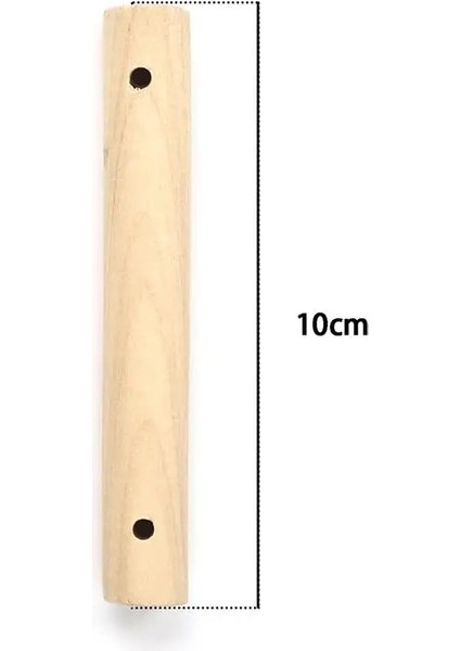 5 Adet 10CM Tarzı Pcsset Doğal Kayın Ahşap Çubuklar Çubuklar Dıy El Sanatları Için Premium Dayanıklı Ahşap Dübel Bina Modeli Ağaç Işleme Ev Dekorasyonu (Yurt Dışından)