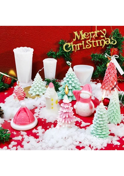 F Stili Noel Dıy Silikon Kalıp Mum Kalıbı Çikolata Kalıbı Silikon Kalıplar Kek Kalıbı Reçine Kalıp Silikon Kalıp Kalıbı (Yurt Dışından) fiyatları