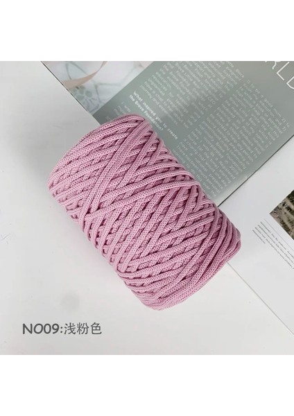 No.9 Tarzı 300G Hollow Örgü Tığ Iplikler Dıy Çanta Çanta Sepeti Için Tıknaz Trapillo Naylon Kordon Polyester Iplik Yuvarlak Halat Hattı Dokuma (Yurt Dışından)