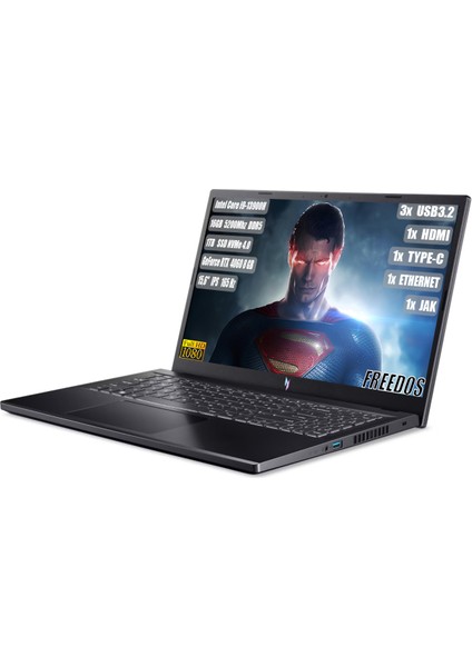 Nitro ANV15-51 I9-13900H 16 GB 1TB SSD RTX 4060-8GB 15.6" 165 Hz FREEDOS NH.QQEEY.007