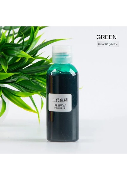 No.8 Stili 80G Epoksi Regments Ikinci Nesil Yüksek Konsantre Parlak Renk Hassas Sıvı Renklendirici Boya Dıy Takı Yapımı (Yurt Dışından)