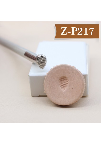 Z-P217 Stili Deri Damgalama Alet Takımı, Deri El Sanatları Yeni Başlayanlar Dıy Çalışma Için Farklı Şekil Yumruk Oyma Eyer Yapma Kiti (Yurt Dışından)