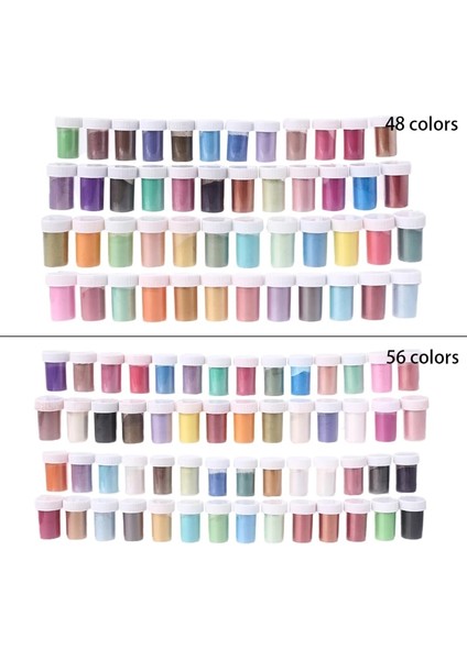 30 Renk Stili Renkler Kozmetik Sınıfı Sedefli Doğal Mika Mineral Tozu Epoksi Reçine Boya Inci Pigment Dıy Takı El Sanatları Yeni Yapma (Yurt Dışından)