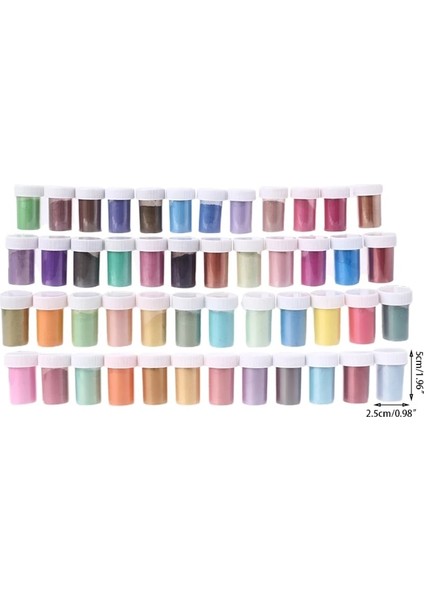 30 Renk Stili Renkler Kozmetik Sınıfı Sedefli Doğal Mika Mineral Tozu Epoksi Reçine Boya Inci Pigment Dıy Takı El Sanatları Yeni Yapma (Yurt Dışından)