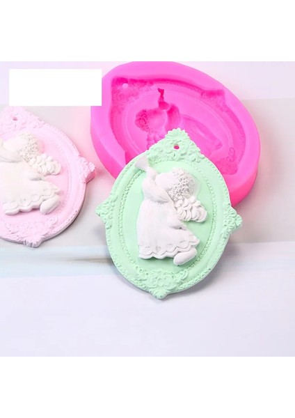Boynuz Melek Tarzı 3D Boynuz Melek Bebek Silikon Kalıp Çikolata Şeker Kek Pişirme Kalıpları El Yapımı Sabun Yapma Araçları Araba Aroması Alçı Kil Alçı Kalıp (Yurt Dışından) modelleri