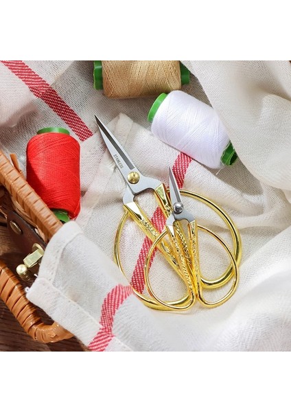 Mor Tarzı Keskin Paslanmaz Çelik Retro Dikiş ve Iğne Oyaları Için Altın Dikiş Veya Dıy Dikiş Malzemeleri Vintage Craft Ors (Yurt Dışından)