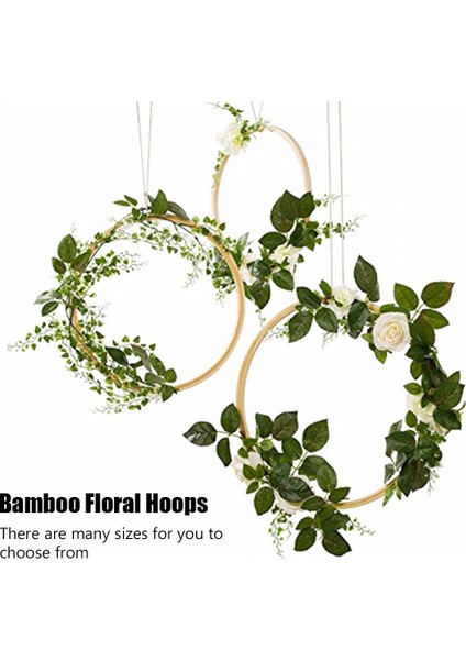 27CM Tarzı Bambu El Sanatları Makrome Halka Çerçeve Çiçek Çelenk El Sanatları Aracı Dream Catcher Daire Asılı Daire Ev Dekorasyonu (Yurt Dışından) fiyatları