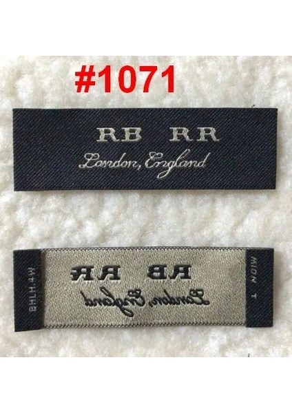 No7 Tarzı Yeni Fashioeces Al Aı Siyah Giyim Etiketleri Palto Ceket Etiketi Ceket Yaka Etiketi Dokuma Etiket Dekorasyonu (Yurt Dışından)