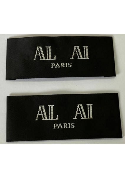 No7 Tarzı Yeni Fashioeces Al Aı Siyah Giyim Etiketleri Palto Ceket Etiketi Ceket Yaka Etiketi Dokuma Etiket Dekorasyonu (Yurt Dışından) fiyatları