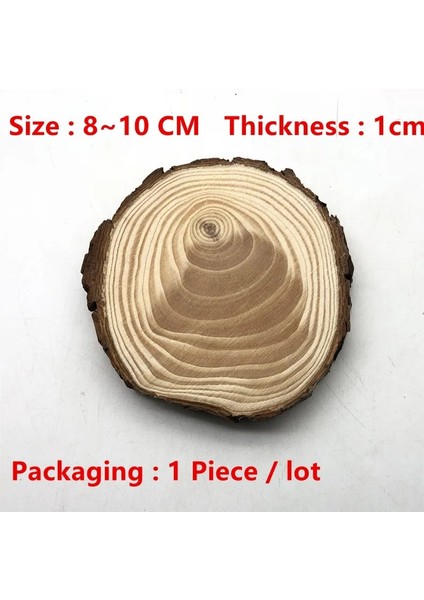8-10CM Tarzı Çoklu Boyut Doğal Bitmemiş Yuvarlak Ahşap Dilimleri Daireler Dıy Craft Için Woode Düğün Doğum Günü Partisi Boyama Dekorasyon (Yurt Dışından)