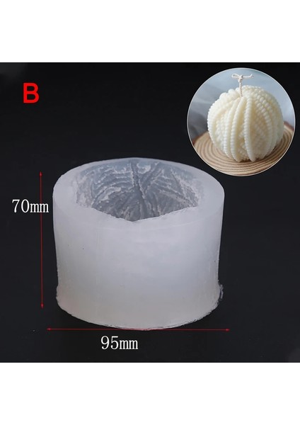 No.29 Tarzı 3D Gül Çiçek Mum Silikon Kalıp Dıy Alçı Kalıp Şekli Silikon Sabun Kalıpları (Yurt Dışından)