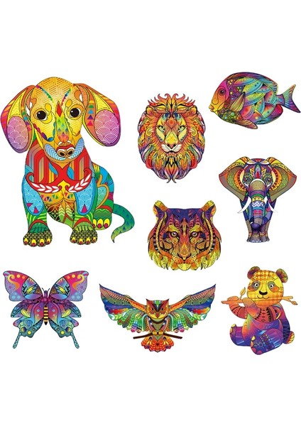 A4 Köpek Stili Ahşap Yapboz Yapboz 3D Ahşap Yapboz Oyunları Çocuklar Yetişkinler Ahşap Dıy El Sanatları Hayvan Eğitici Oyuncaklar Doğum Günü Hediyeleri Eagle Puzzl (Yurt Dışından)