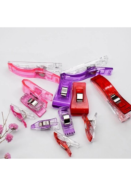 100 Adet Tarzı Dıy Craft Dikiş Örgü Için Plastik Kumaş Klipler Dıy Patchwork Için Plastik Dikiş Klipleri Tutucu (Yurt Dışından)