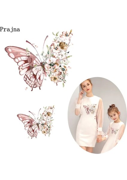 Menekşe Tarzı Prajna Çiçek Kelebek Demir On Isı Transferleri Karikatür Unicorn Baykuşlar Kızlar Giysi Üzerinde Ütü Çıkartmalar Aplike T-Shirt Dıy (Yurt Dışından) fiyatları