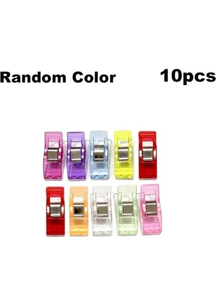 Renkleri Karıştırın 10PCS Stili Adet Dikiş Klipsleri Plastik Klipsler Kapitone Crafting Crocheting Örgü Güvenlik Klipleri Renkli Dikiş Bağlama Klipsi Aletler Erişim (Yurt Dışından)