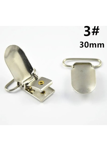 3-30 mm Gümüş Stil Yenı Metal Askı Emzik Sahipleri Plastik Ekleme Craft Kanca ile Klipler Yatıştırıcı Klipsler Dikiş Aracı Dıy Aksesuar (Yurt Dışından)