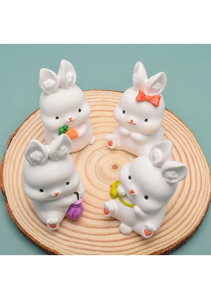 Koyu Haki Stili Yeniden Kullanılabilir Yumuşak Silikon Kalıp Dıy Sevimli Tavşan Yapımı Için Epoksi Reçine Alçı Tavşan El Sanatları Kalıpları(Yurt Dışından) modelleri