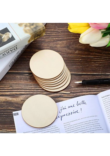20 Adet 60MM Tarzı Doğal Boş Ahşap Parçalar Dilim Yuvarlak El Sanatları Için Bitmemiş Ahşap Diskler Centerpieces Ahşap Dıy Noel Süsleri (Yurt Dışından) fırsatları