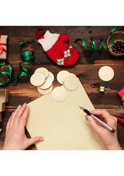 20 Adet 60MM Tarzı Doğal Boş Ahşap Parçalar Dilim Yuvarlak El Sanatları Için Bitmemiş Ahşap Diskler Centerpieces Ahşap Dıy Noel Süsleri (Yurt Dışından) indirimleri