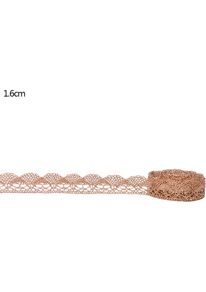 B10 Stili 5 Yard Yard Goldsilver Dantel Trim Şerit Rulo Glitter Tığ Işi Kurdela Dokuma Dekor Dıy Craft Hediye Paketleme Dikiş Malzemeleri (Yurt Dışından)