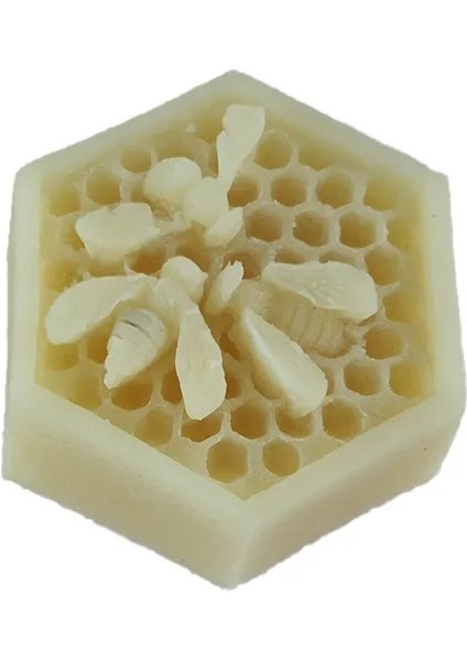 3D Arı Petek Fondan Bakeware Kalıpları Silikon El Yapımı Sabun Kalıpları Kek Dekorasyon Aracı Çikolata Pasta Tatlı Sabun Kalıbı (Yurt Dışından)