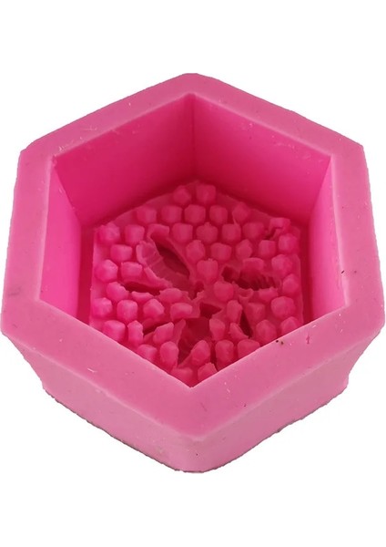 3D Arı Petek Fondan Bakeware Kalıpları Silikon El Yapımı Sabun Kalıpları Kek Dekorasyon Aracı Çikolata Pasta Tatlı Sabun Kalıbı (Yurt Dışından)
