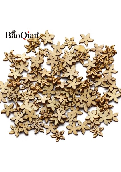 Bauhinia Tarzı Karışık Desen Doğal Ahşap Scrapbooking Dıy Ahşap Dilim El Sanatları El Yapımı Süsleme Ev Dekorasyonu Için (Yurt Dışından)