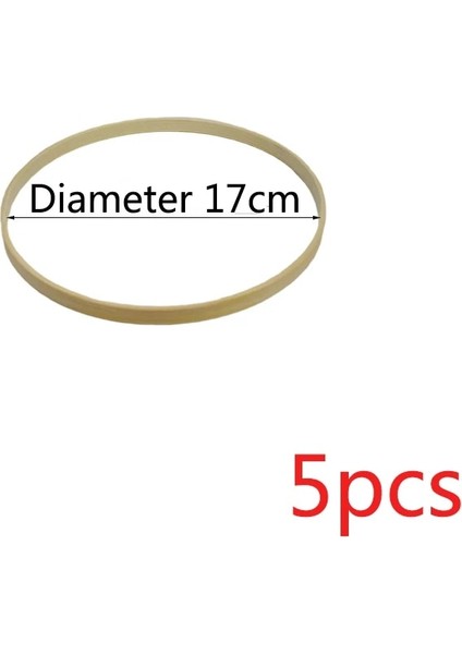17CM-5PCS Tarzı M Halka Yuvarlak Ahşap Bambu Çember Çerçeve Dıy Çapraz Dikiş Nakış Dikiş El Sanatları Araçları Düğün Dekorasyon (Yurt Dışından)