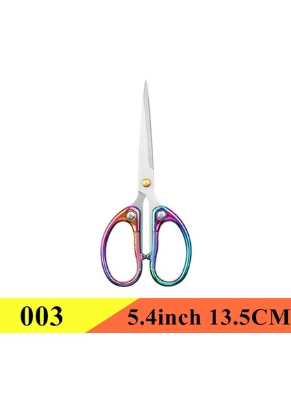 003 Çok Renkli 5.4 Inç Stili Retro Vintage Ors Kumaş Kesici Terzi Ors Oya Dikiş Nakış Ofis Ors Kırtasiye Dıy Araçları Makaslar (Yurt Dışından)