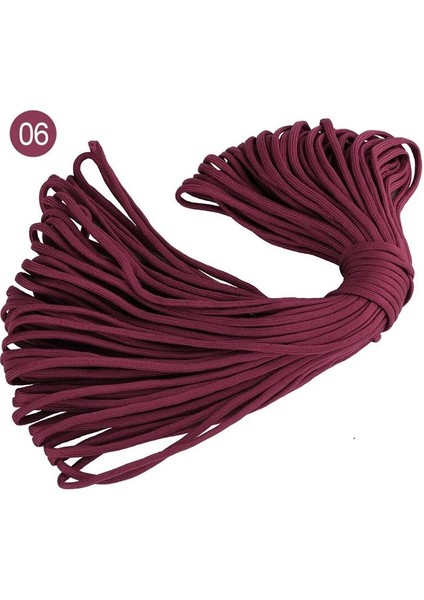 No.6 Tarzı 100FT Colorfull Aracord 5mm Paraşüt Kordonları Ipi Çadır Halat 7 Telleri 31 Metre Yards Yürüyüş Kamp Halatları Için Paracord (Yurt Dışından)