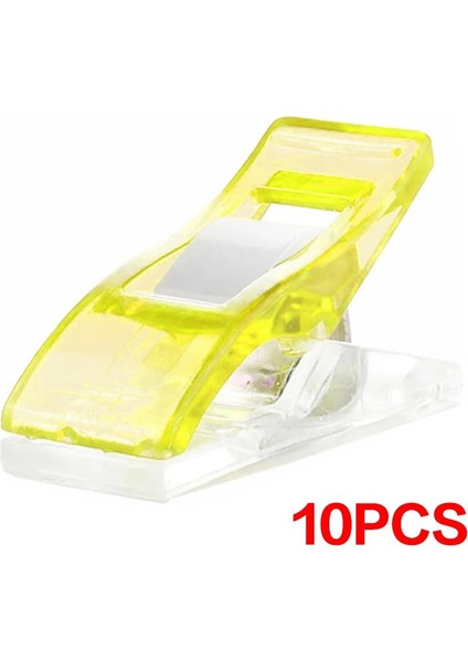 10 Adet Tarzı Çok Renkli Plastik Klipler Kumaş Kelepçeler Konumlandırma Patchwork Hemming Ciltleme Dikiş Araçları Dıy El Sanatları Patchwork Aracı Aksesuarları (Yurt Dışından)
