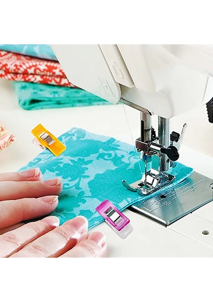 10 Adet Tarzı Çok Renkli Plastik Klipler Kumaş Kelepçeler Konumlandırma Patchwork Hemming Ciltleme Dikiş Araçları Dıy El Sanatları Patchwork Aracı Aksesuarları (Yurt Dışından)