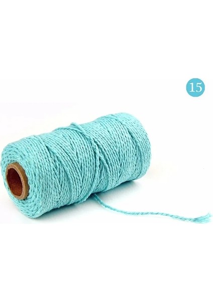 No.15 Tarzı Pamuklu Ip Pamuklu Kordon Fırıncılar Sicim Ip Kordon Şişesi Hediye Kutusu Dekor El Sanatları (Yurt Dışından)