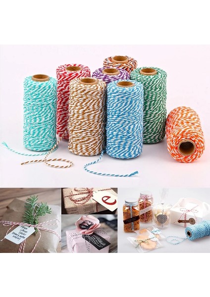 No.15 Tarzı Pamuklu Ip Pamuklu Kordon Fırıncılar Sicim Ip Kordon Şişesi Hediye Kutusu Dekor El Sanatları (Yurt Dışından) modelleri