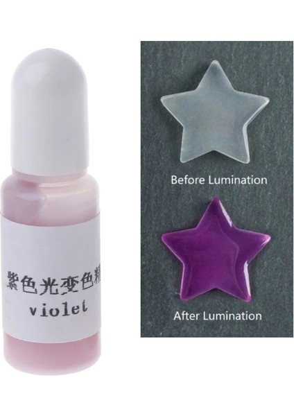 Bir Stil Güneş Aktif Fotokromik Sıvı Epoksi Alay Renk Değişimi Reçine Renklendirici Renk Kayması Uv Pigment Takı Yapımı (Yurt Dışından) fırsatları