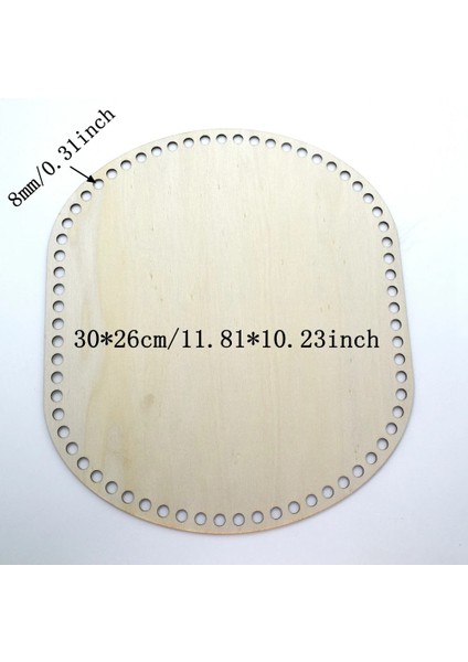 26CM Tarzı 3mm 6 Adet Ahşap Alt Sepet Tığ Işi cm Lazer Kesim Ahşap Bitmemiş Boş Kanaviçe Oyma Ahşap Döşeme Tahtası El Dokuması (Yurt Dışından)