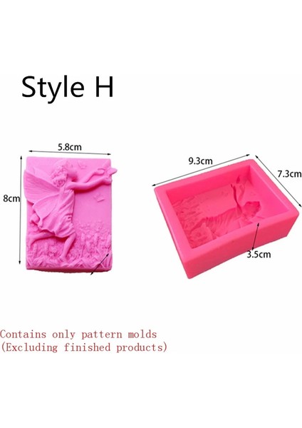 H-Melek Kız 1 Stil Sabun Yapımı Için Silikon Kalıp El Yapımı Sabun Kalıbı Kesme Kalıpları Silikon Pişirme Kalıpları Silikon Formlar Diy Yuvarlak Reçine Kalıp Silikon (Yurt Dışından)