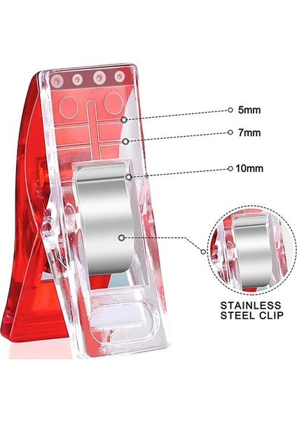 Kırmızı Stil Adet Renkli Dikiş El Sanatları Plastik Kelepçeler Kapitone Crafting Crocheting Örgü Klipsleri Çeşitli Bağlama Klipsleri Kağıt Шитье (Yurt Dışından) indirimleri