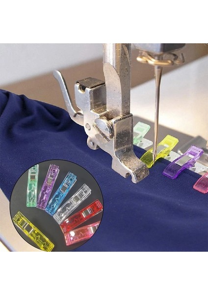 Mavi Stil Dailylike Yüksek Li Plastik Dikiş Klipleri Kumaş Kapitone Craft Dikiş Klipleri Dıy Patchwork Dikiş Aksesuarı (Yurt Dışından)