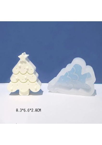 7.5X6X2.8 cm Stili 3D Noel Ağacı Aromaterapi Alçı Mum Kalıpları Zencefilli Kurabiye Adam El Yapımı Mum Pişirme Araçları Çikolata Için Silikon Kalıp (Yurt Dışından) indirimleri