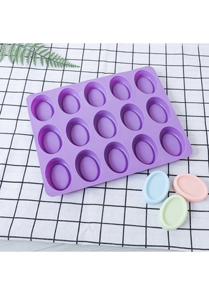 Erik Tarzı 15 Kavite Oval Sabun Kalıbı Sabun Yapımı Için Silikon Kalıplar 3D Sabunlar Dıy El Yapımı Sabun Formları Sabun Masajı Silikon Jel Kalıpları (Yurt Dışından) modelleri