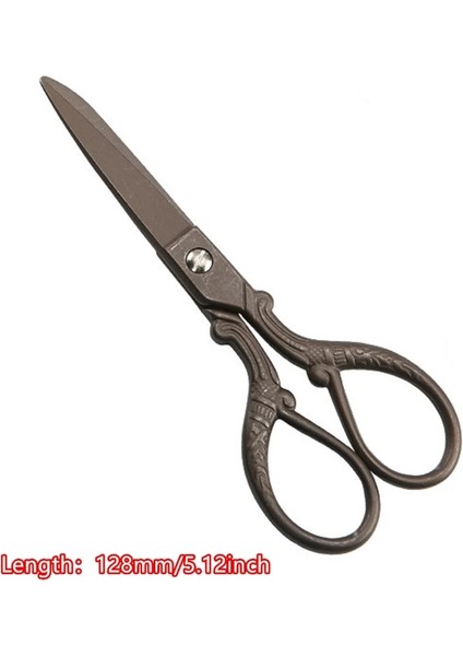 128 mm 5.12 Inç Stili Kanaviçe Retro Vintage Veya Antik Kuyruk Nakış ve Dikiş Veya Iğne Oya Veya Kumaş Kesme Makas (Yurt Dışından)