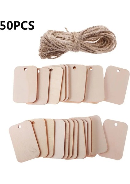 52X34MM-50PCS Tarzı Adet Yuvarlak Bitmemiş Ahşap Parçalar Ahşap Çemberler El Sanatları Projeleri Için Boş Plak Oyunlar Parti Malzemeleri Yapı Modeli (Yurt Dışından)