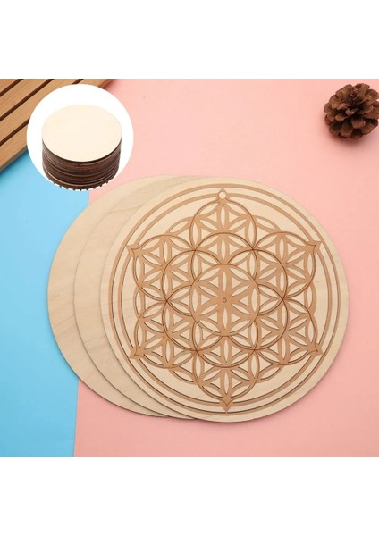 52X34MM-50PCS Tarzı Adet Yuvarlak Bitmemiş Ahşap Parçalar Ahşap Çemberler El Sanatları Projeleri Için Boş Plak Oyunlar Parti Malzemeleri Yapı Modeli (Yurt Dışından)