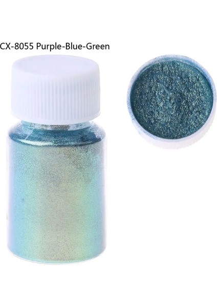 NO.8055 Stili Ayna Bukalemunlar Pigment Sedefli Epoksi Reçine Glitter Sihirli Renksiz Toz Reçine Renklendirici Takı Yapımı Araçları (Yurt Dışından)