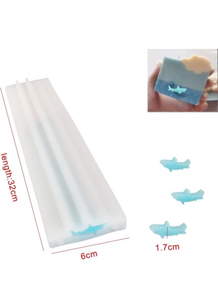 No.15 Tarzı E Kalıp Uzun Silikon Tüp Kalıbı Heartroundstarsquareflowermoon Sabun Kalıbı Diy Sabun 3D Mum Kalıbı (Yurt Dışından)