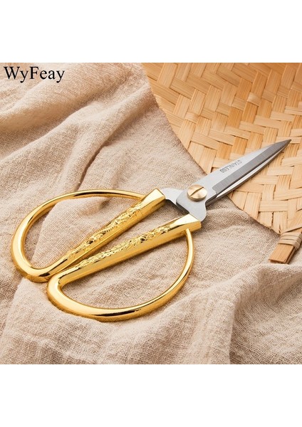 5 Inç 13X7.2CM Stili Paslanmaz Çelik Dikiş Altın Ors Kısa Kesici Dayanıklı Vintage Nakış Terzi Ors Kumaş Kesici El Sanatları Aracı Dikiş Için (Yurt Dışından) fiyatları