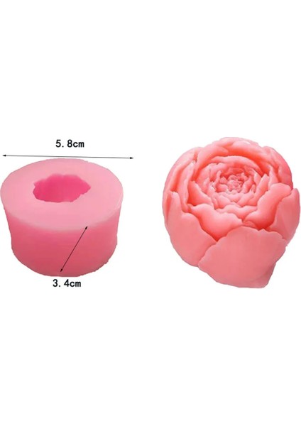 No.1 Tarzı Yeni 3D Gül Çiçek Silikon Sabun Kalıp Mum Kalıp Çikolata Kalıp Dıy Kek Çikolata Şeker Pişirme Kalıp Kalıpları El Yapımı Zanaat (Yurt Dışından)