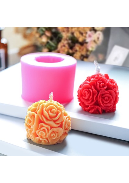 No.1 Tarzı Yeni 3D Gül Çiçek Silikon Sabun Kalıp Mum Kalıp Çikolata Kalıp Dıy Kek Çikolata Şeker Pişirme Kalıp Kalıpları El Yapımı Zanaat (Yurt Dışından)